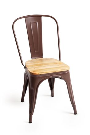 Regalos Miguel Sillas Comedor - Silla Torix Madera Natural - Marr&oacute;n