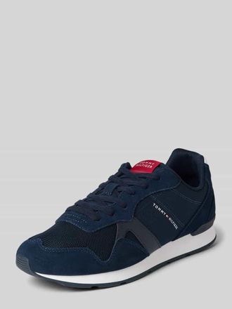 Tommy Hilfiger Low Top Sneaker aus Leder-Mix Modell MAXLITE MIX in Dunkelblau, Gr&ouml;&szlig;e 40