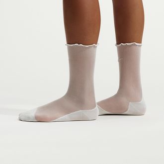 Nike Unisex Sheer Training Ankle Socks in Grey | SK0009-025