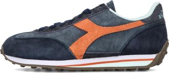 Diadora Blauwe Lage Sneakers Rally S voor Dames - Dames - Sneakers - Blauw - 37 EU - Su&egrave;de - Schoenen