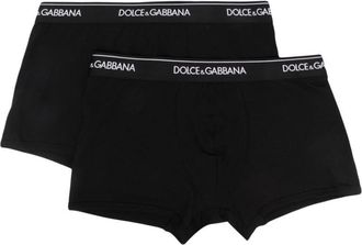 Dolce & Gabbana Two-Pack Of Stretch Cotton Regular-Fit Boxers