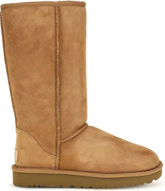 UGG Womens Boots Classic Tall Ii Chestnut Upper: Mutton