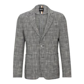 HUGO BOSS Jassen, Heren, Blauw, 2Xl, Wol, Blazer