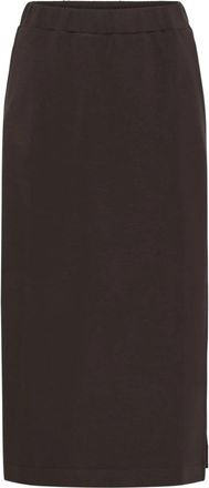 Part Two Midi Rok - Dames - Midirokken - Bruin - 2XL - Rokken