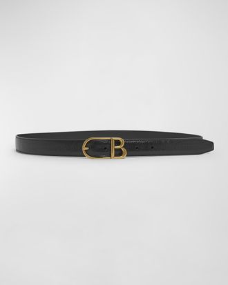 Balenciaga Classic B Calfskin Belt