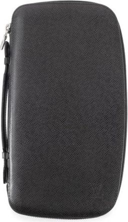 Louis Vuitton Pre-owned Clutches, male, Black, Size: ONE SIZE Pre-owned Long bill wallet (bi-fold)