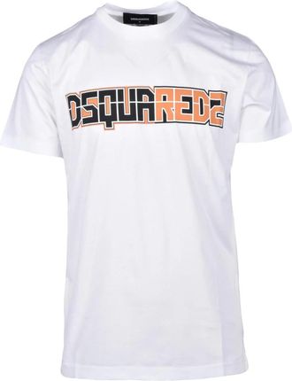 Dsquared2 T-Shirt - Heren - T-shirts - Wit - L - Katoen - Tops