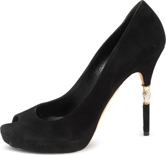 Gucci Pumps in pelle scamosciata 125mm - Nero