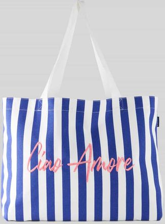 Tom Tailor Standtasche mit Schriftzug-Stitching in Royal, Gr&ouml;&szlig;e 1