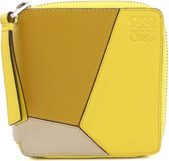 Loewe Yellow Leather Wallet (Bi-Fold) (Pre-Owned)
