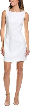 Kenneth Cole Boatneck Sculpted Mini Dress