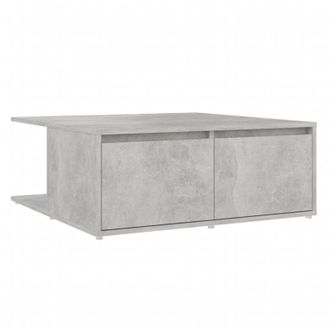 vidaXL Coffee Table Concrete Grey 80x80x31 cm Engineered Wood Vidaxl
