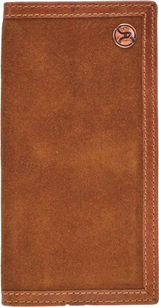 Hooey Roughy Leather Rodeo Wallet In Tan/brown