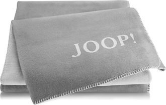 BIEDERLACK Plaid Uni-Doubleface Graphit-Rauch 150x200 cm