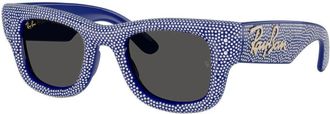 Ray-Ban RB4940BP Wayfarer Puffer 686787 Mens Sunglasses Blue Size 47