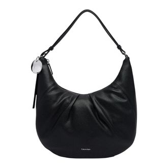 Calvin Klein Borsa a spalla media Engraved HW - - Bags - Donna - Nero - ONE SIZE