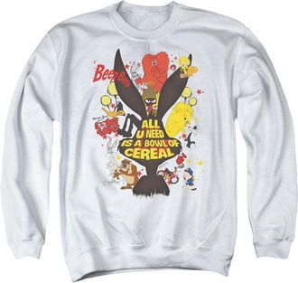 Gildan Looney Tunes Cereal Adult Crewneck Sweatshirt
