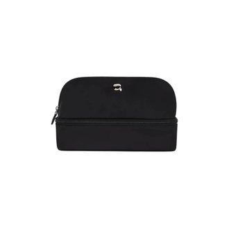 Karl Lagerfeld Ikon Vanity Case - Dames - Tassen - Zwart - Maat: ONE Size Nylon