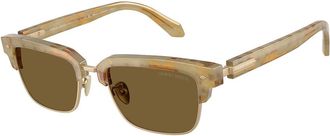Giorgio Armani AR8243 630073 Mens Sunglasses Gold Size 52