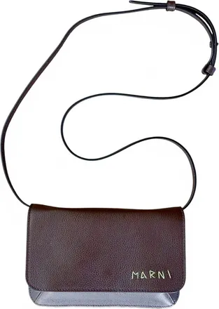 Marni Womens Crossbody Bag In Brown