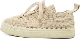 Chlo&eacute; Sneakers Lauren con bordo a smerlo - Toni neutri
