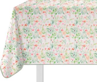 KASANOVA Tovaglia antimacchia 140x180 cm fiori primaverili