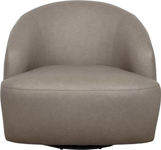 Manhattan Comfort Lukas Upholstered Swivel Accent Chair