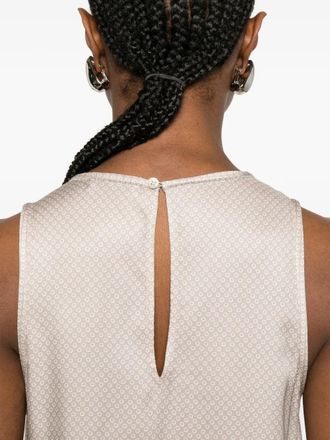 PESERICO Womens Geometric-Print Blouse Ss26 W