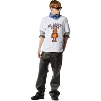 MCM Planet MCM Rabot T-Shirt in Organic Cotton in White at Nordstrom, Size X-Large