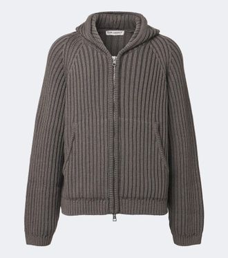 Our Legacy Level wool zip-up hoodie