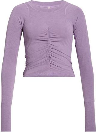 Free People FP Movement Tempo Ruched Long Sleeve T-Shirt in Gem at Nordstrom, Size X-Small