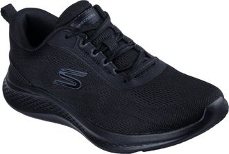 Skechers Womens Skech-Lite Pro 2.0 Everyday Pace Sneaker, Black Mesh/Trim, 6.5 UK