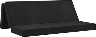 vidaXL Sof&aacute; Cama Plegable 200 X 67 X 45 Cm Negro Vidaxl