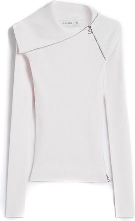 Sportmax Zip-Up Turtleneck Sweater