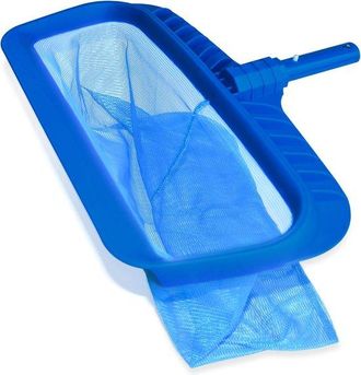 No Brand Red De Limpieza Para Piscinas: Red De Fondo Con Marco De Pl&aacute;stico Resistente, Robusta Y Estable, Ideal Para Limpiar Piscinas, Estanques, Fuentes Y Spa