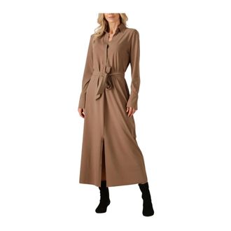 JapanTKY Japan Tky, Dames, Jurken, Bruin, Maat: S Polyamide