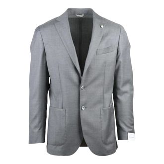 Luigi Bianchi Mantova Uomo, Giacche, Grigio, XL, new
