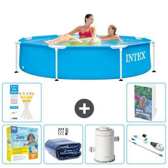 Intex Piscina Con Estructura Redonda - 244x51 Cm - 7-piezas S22