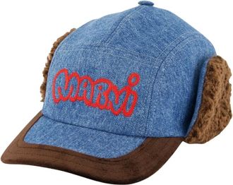 Marni Denim Aviator Baseball Cap