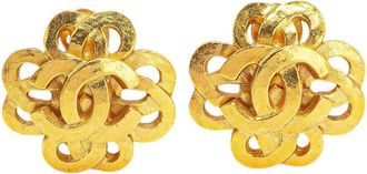 Chanel Plating Clip Earrings (Pre-Owned)