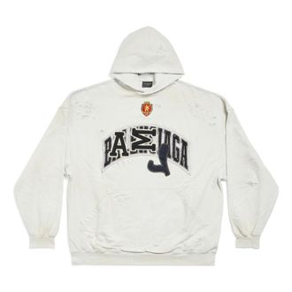 Balenciaga Skater Hoodie Oversized White 739024TOVN39012