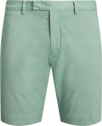 Ralph Lauren Korte Broeken, Heren, Groen, W33, Katoen, 9.5-Inch Greenwich Slim Fit Chino Short