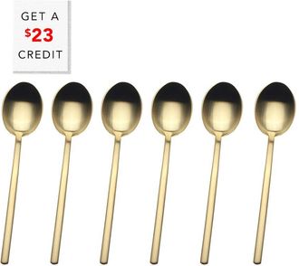 Mepra 6Pc Coffee Spoon Set With $23 Credit