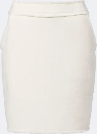 Max Mara Virgin wool jersey miniskirt