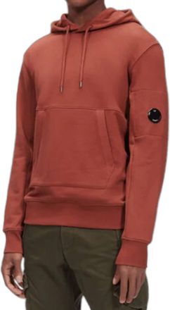 C.P. Company Hooded Sweatshirts In Henna Brown