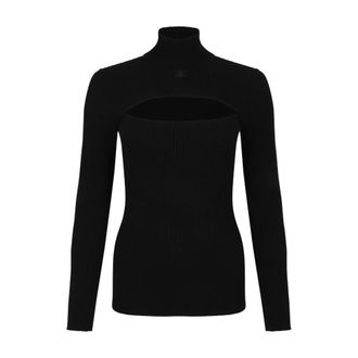 Courr&egrave;ges Dames, Truien, Zwart, Maat: M