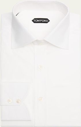 Tom Ford Mens Classic-Fit Cotton Dress Shirt
