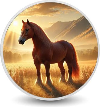 OEM Amanecer Majestuoso: El Esp&iacute;ritu De La Pradera 1 Oz De Plata