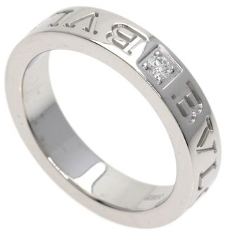 Bulgari White Gold (18K) Band Ring (Pre-Owned)