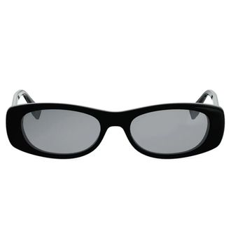 Fendi Ff Squared Black Oval Sunglasses
